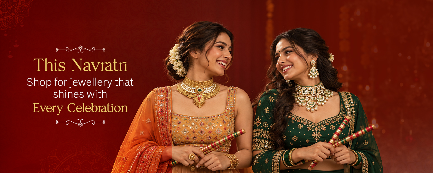This Navratri, shop for jewellery that shines with every celebration.