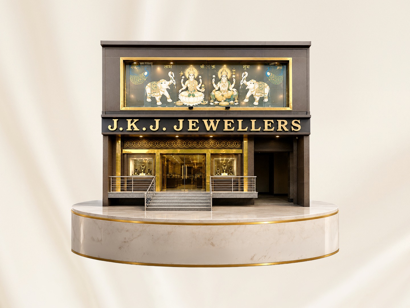 JKJ Jewellers showroom at Jagatpura, Jaipur