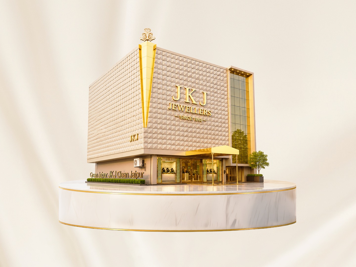 JKJ Jewellers showroom at M.I. Road, Jaipur