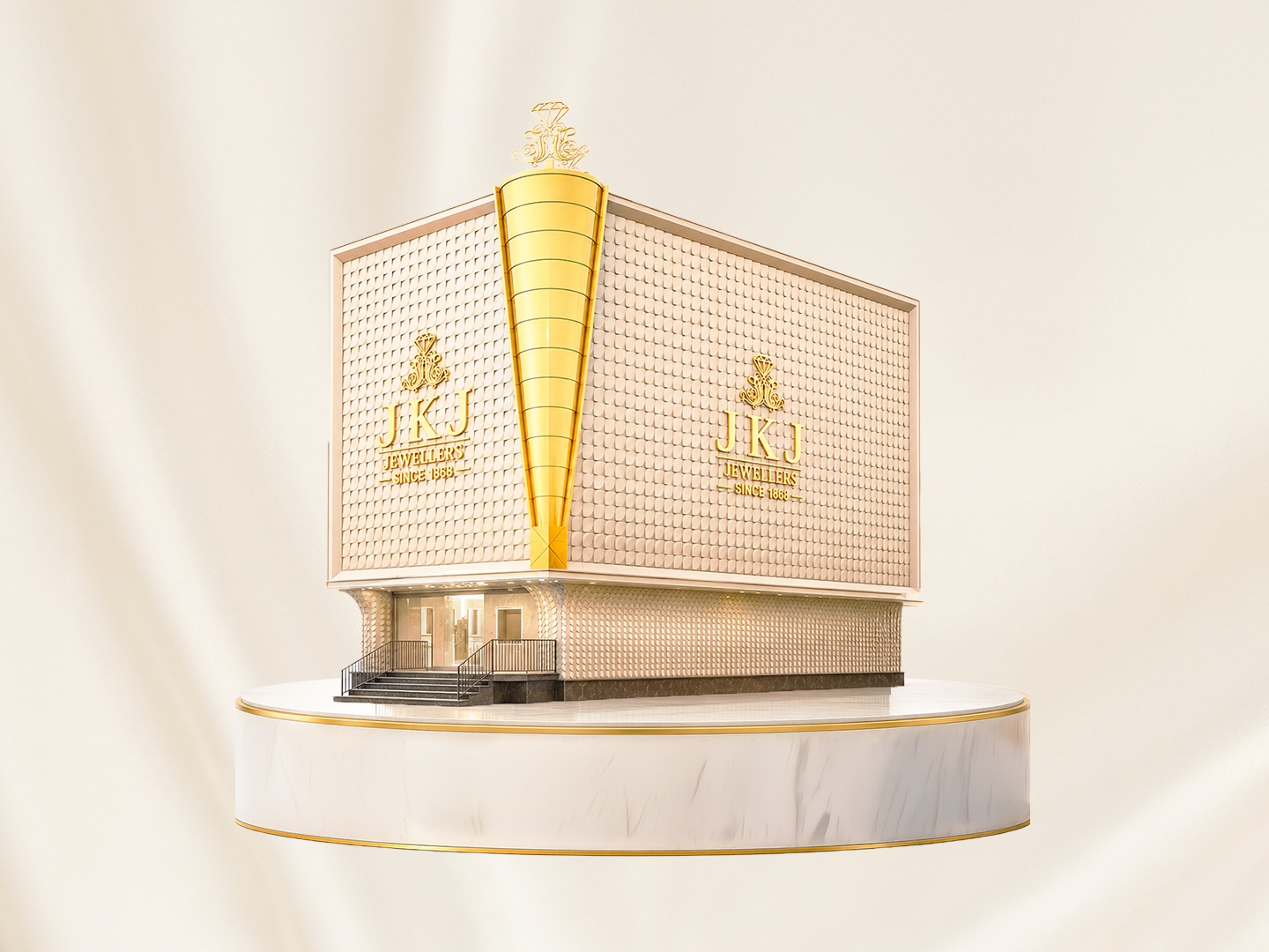 JKJ Jewellers showroom at Vidhyadhar Nagar, Jaipur